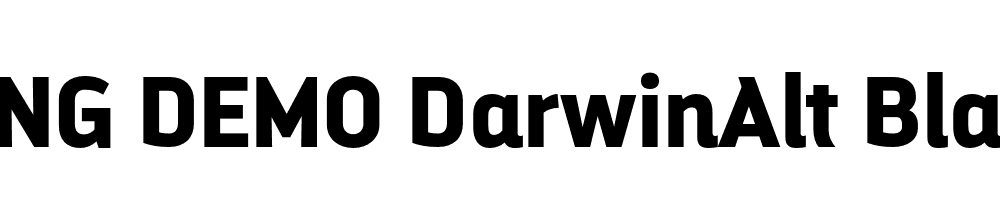  DEMO DarwinAlt Black Regular