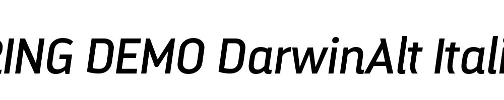  DEMO DarwinAlt Italic Regular