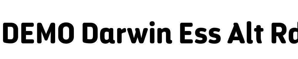  DEMO Darwin Ess Alt Rd Bold Regular