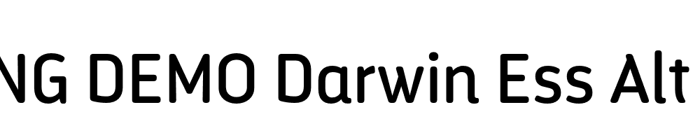  DEMO Darwin Ess Alt Rd Regular