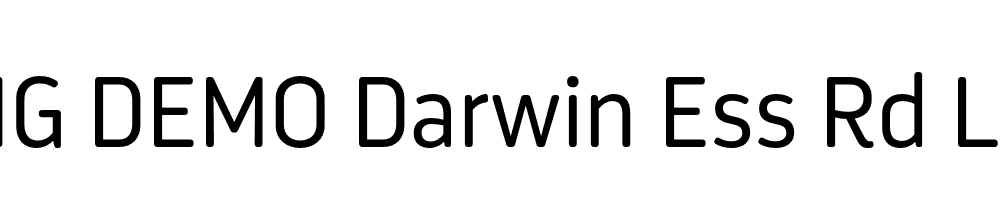  DEMO Darwin Ess Rd Light Regular