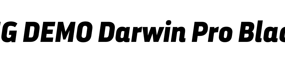  DEMO Darwin Pro Black It Regular