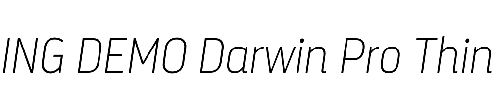  DEMO Darwin Pro Thin It Regular