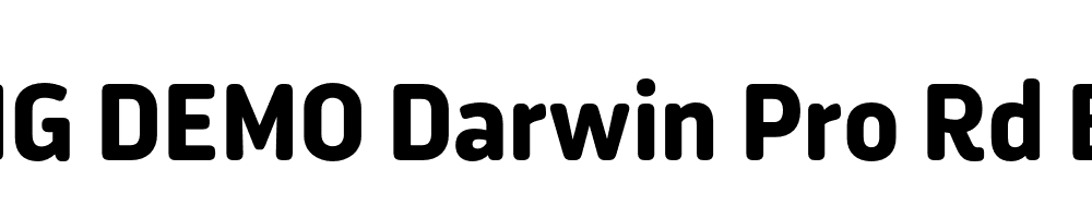  DEMO Darwin Pro Rd Bold Regular