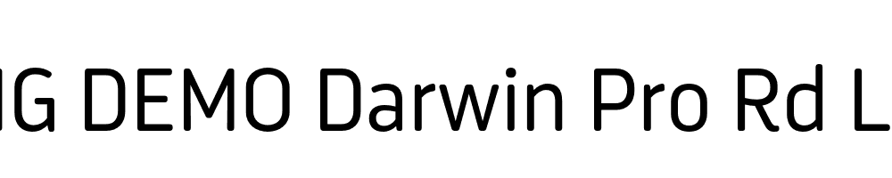  DEMO Darwin Pro Rd Light Regular