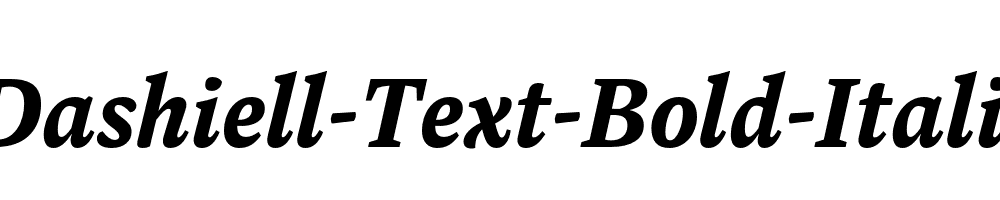 Dashiell-Text-Bold-Italic