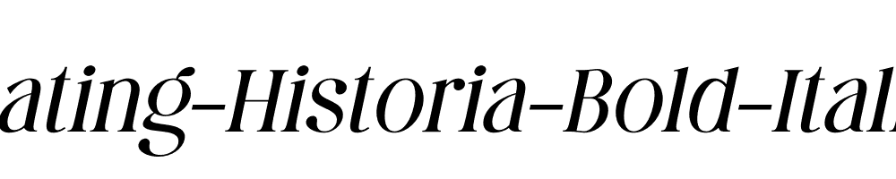 Dating-Historia-Bold-Italic