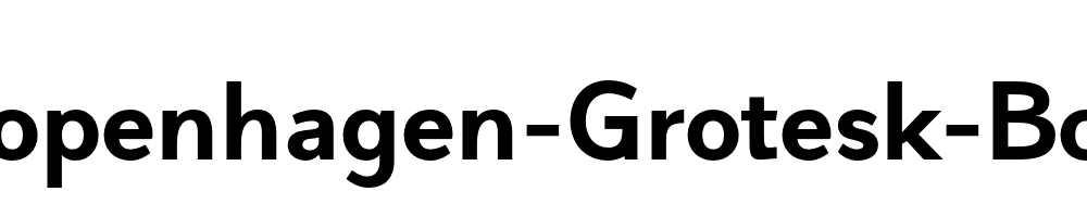 Copenhagen-Grotesk-Bold