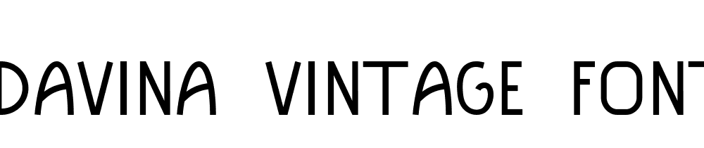 Davina Vintage Font