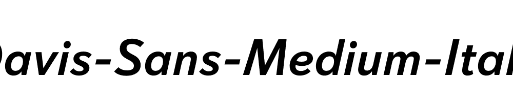 Davis-Sans-Medium-Italic