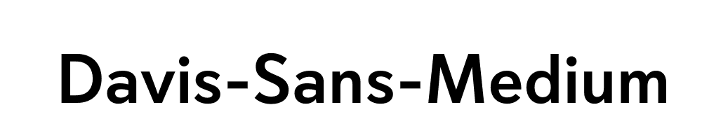 Davis-Sans-Medium