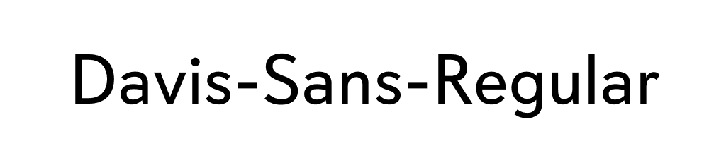 Davis-Sans-Regular