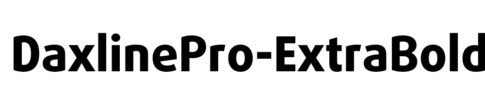 DaxlinePro-ExtraBold