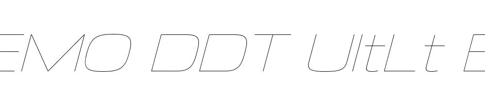 FSP DEMO DDT UltLt Ext Italic