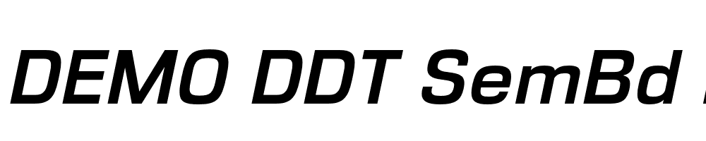 FSP DEMO DDT SemBd Italic