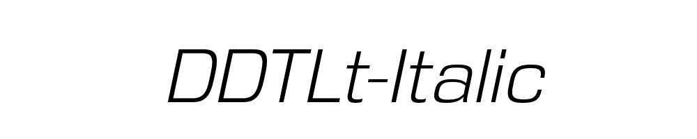 DDTLt-Italic