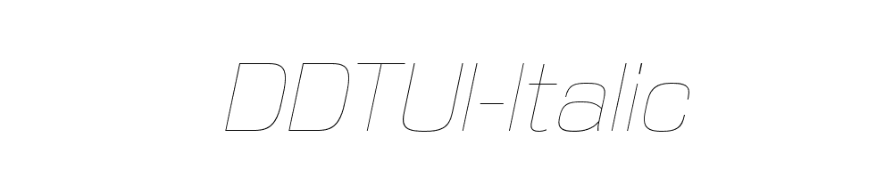 DDTUl-Italic