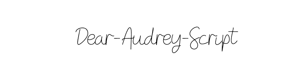 Dear-Audrey-Script