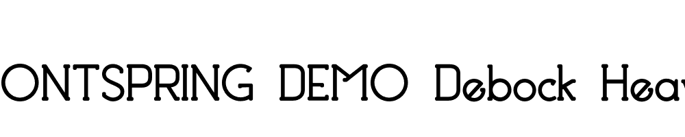  DEMO Debock Heavy