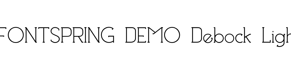  DEMO Debock Light