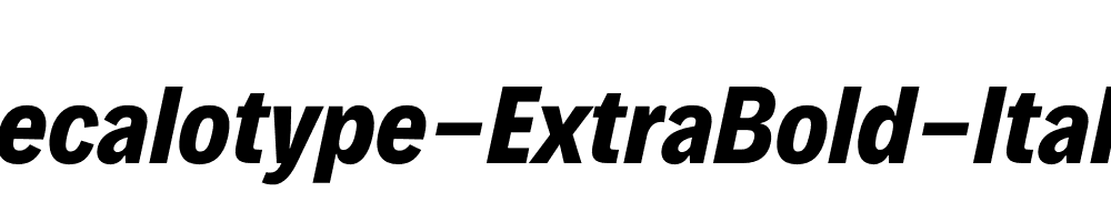 Decalotype-ExtraBold-Italic