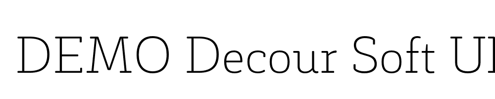  DEMO Decour Soft Ultralight Regular