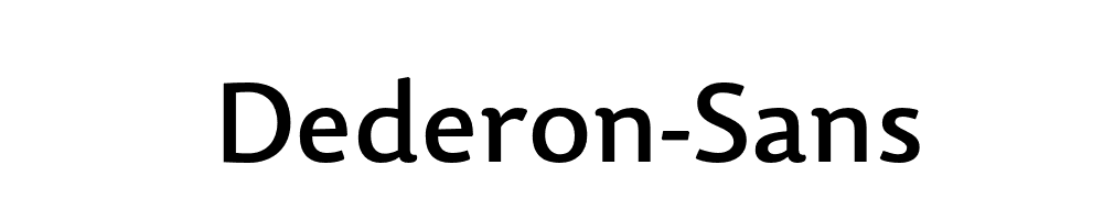 Dederon-Sans