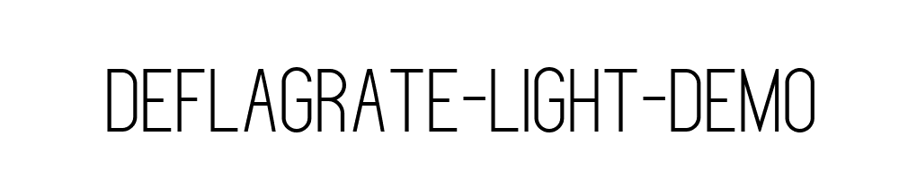 Deflagrate-Light-DEMO