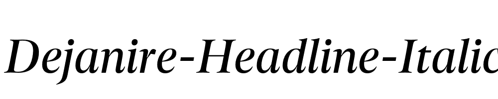 Dejanire-Headline-Italic