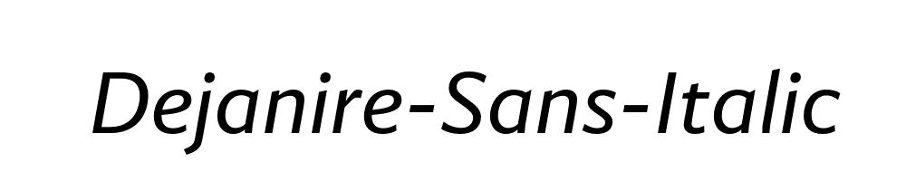 Dejanire-Sans-Italic