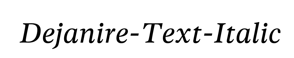 Dejanire-Text-Italic