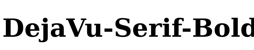 DejaVu-Serif-Bold