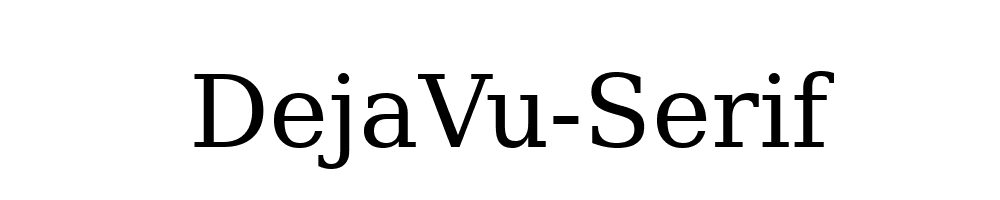 DejaVu-Serif