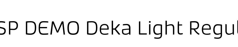 FSP DEMO Deka Light Regular