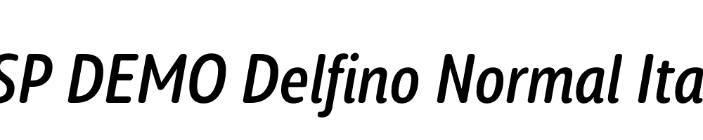 FSP DEMO Delfino Normal Italic