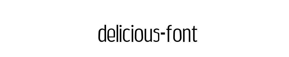 delicious-font