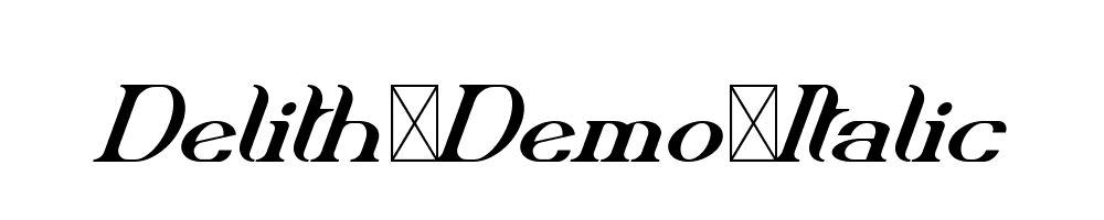 Delith-Demo-Italic