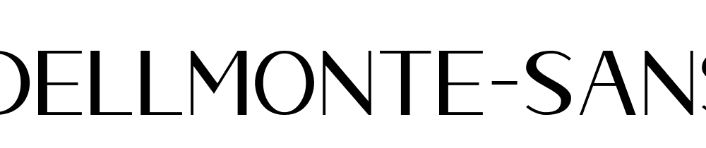 Dellmonte Sans