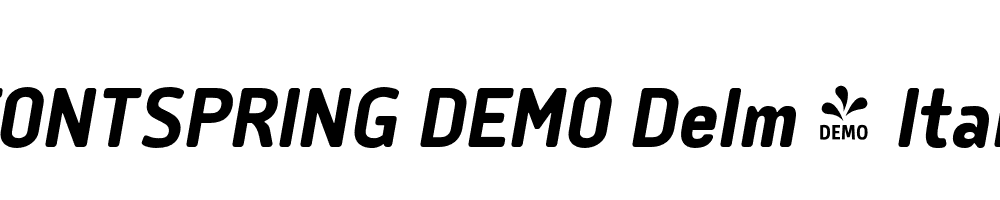  DEMO Delm 2 Italic