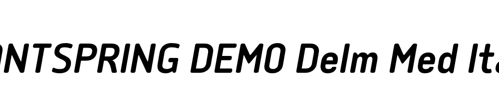  DEMO Delm Med Italic