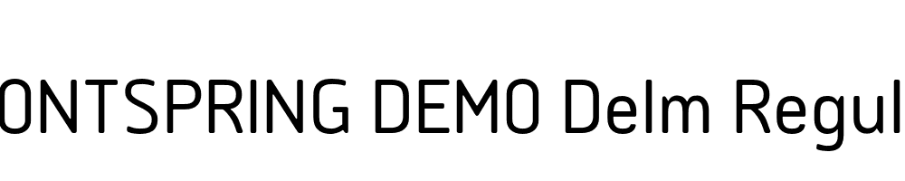  DEMO Delm Regular