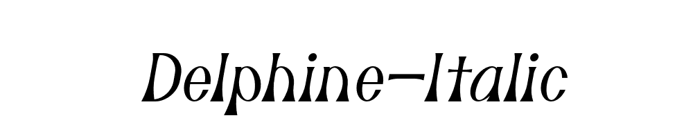 Delphine-Italic