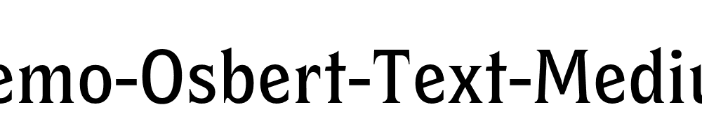 Demo-Osbert-Text-Medium