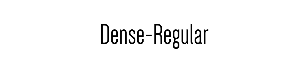 Dense-Regular