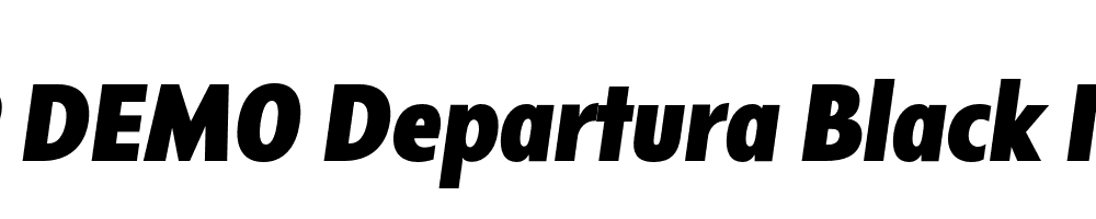 FSP DEMO Departura Black Italic