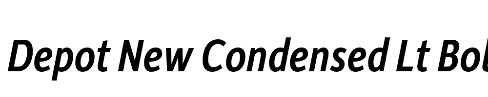  DEMO Depot New Condensed Lt Bold Italic