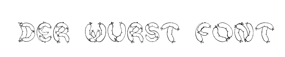 Der-Wurst-Font