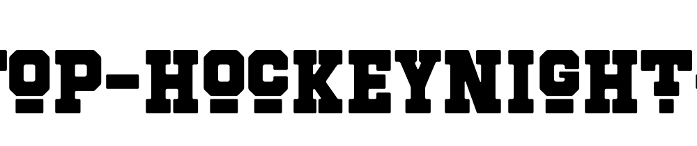 Desktop Hockeynight Serif