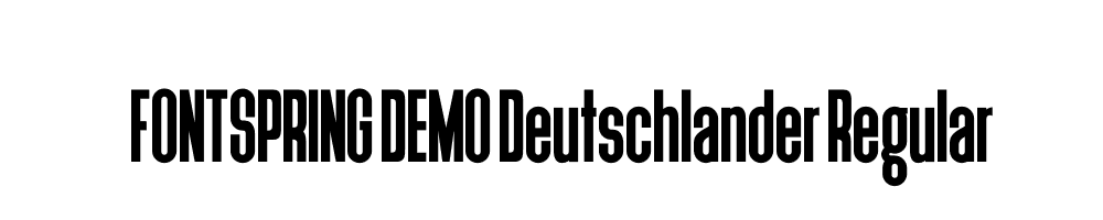  DEMO Deutschlander Regular