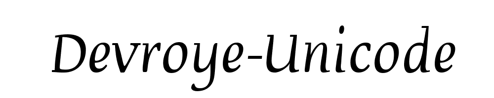 Devroye-Unicode